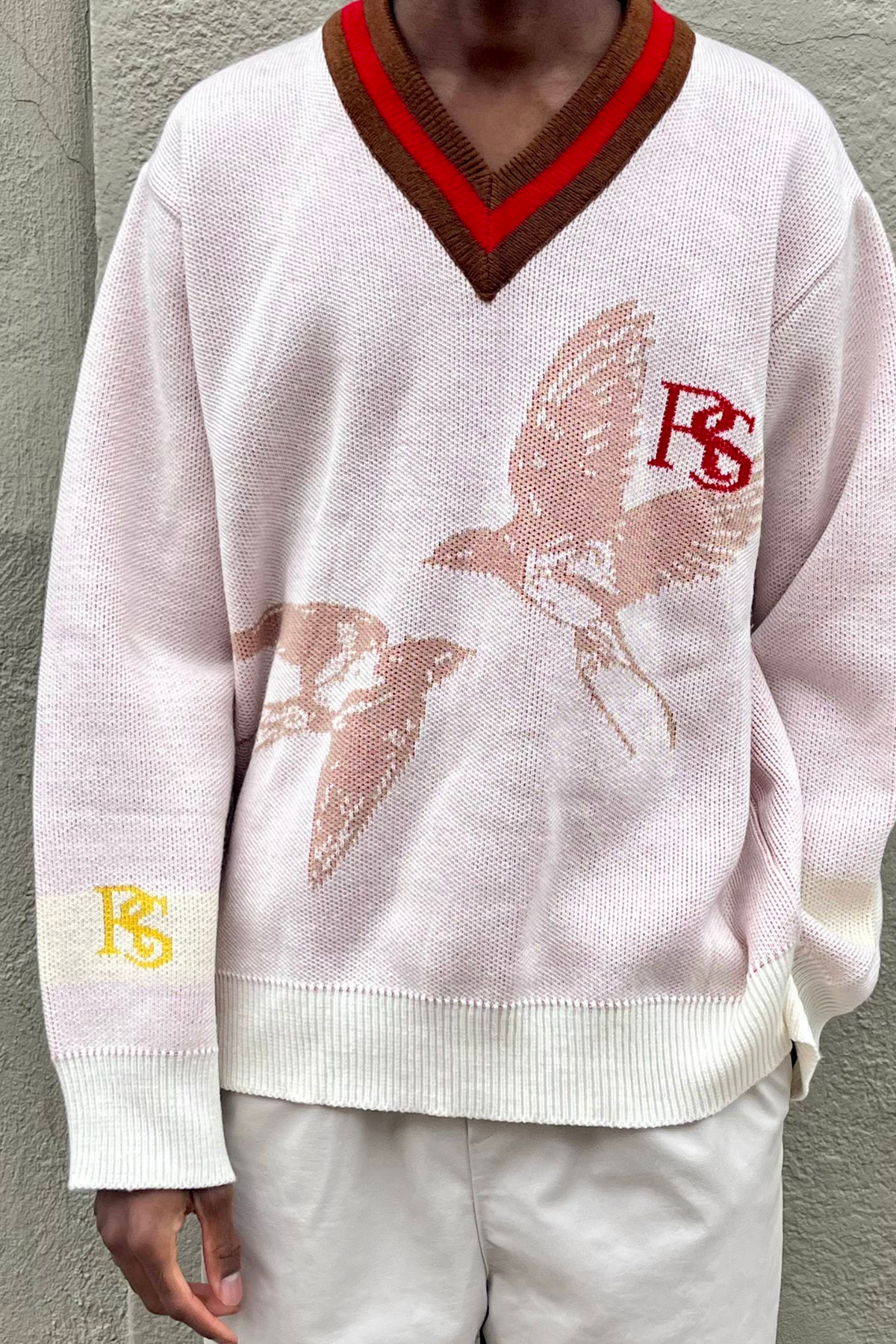 Freedom Bird - Off White Knit Sweater