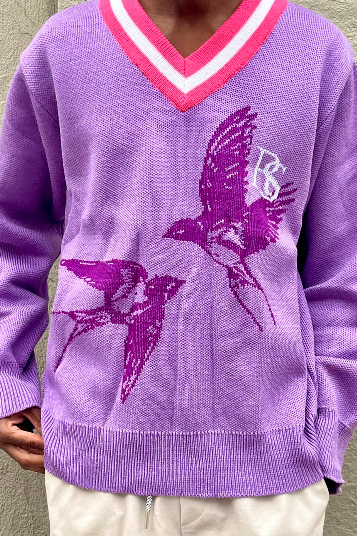 Freedom Bird - Purple Knit Sweater