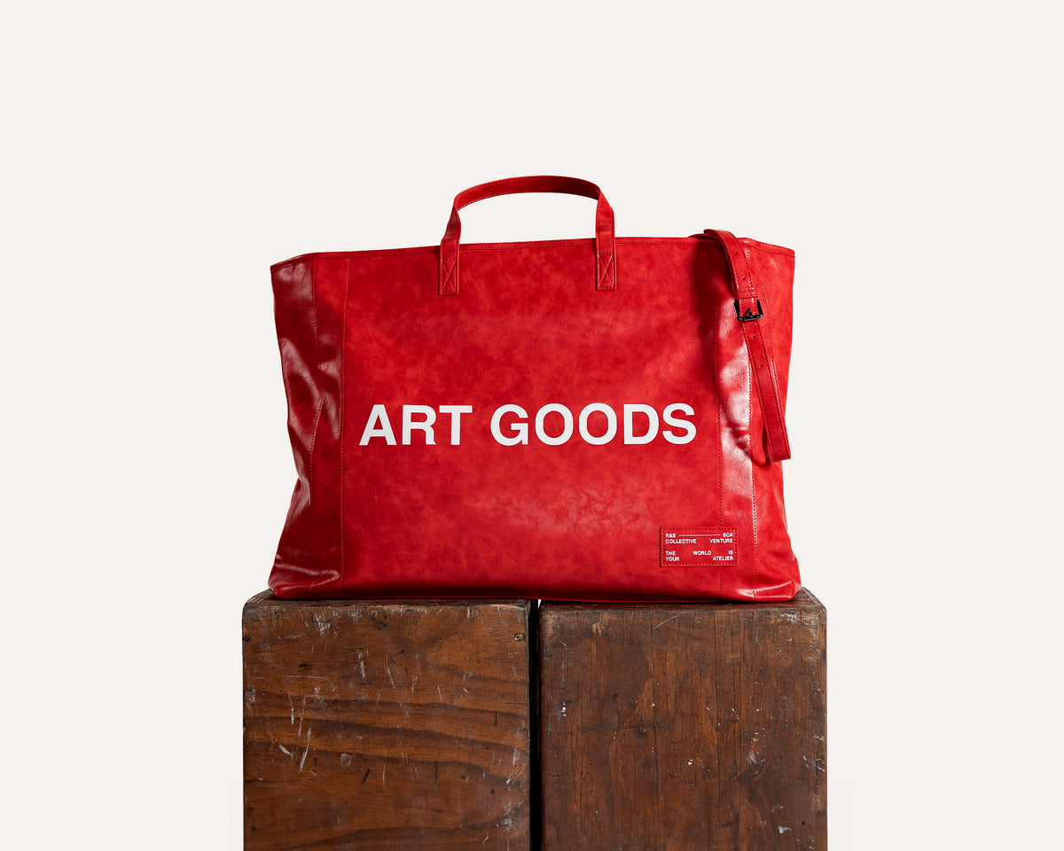 Art Goods Tote in Ruby