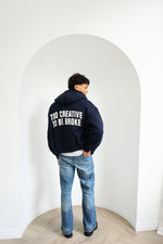 Load image into Gallery viewer, TCTBB - Navy Zip Up Hoodie
