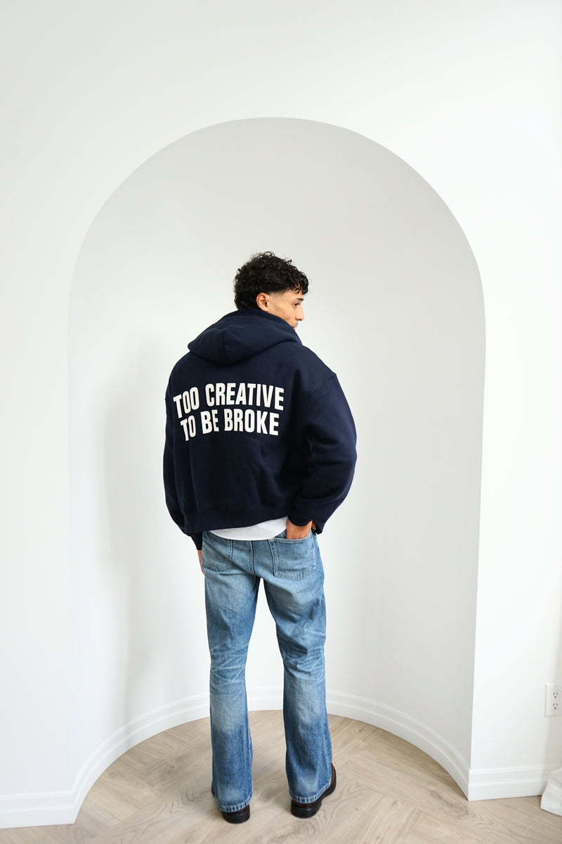 TCTBB - Navy Zip Up Hoodie